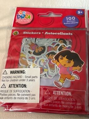 Dora the Explorer Holographic Sticker Pack – 100 Stickers Sealed
